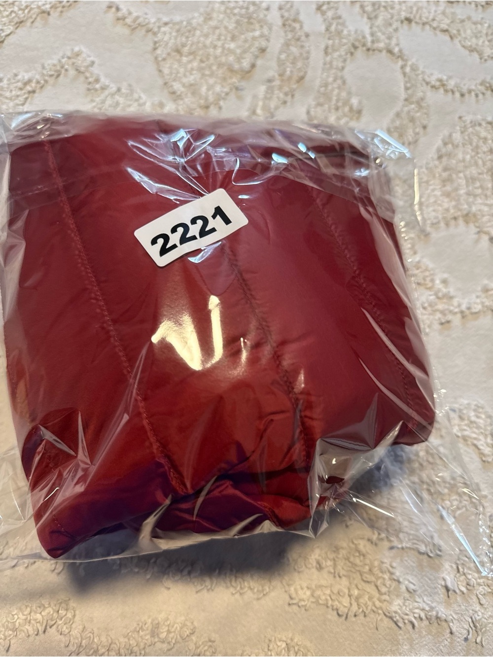 Uniqlo Deep Red Quilted Packable Vest - Picture 6 of 6